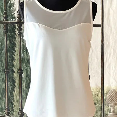 IC Collection Sleeveless Mesh Basic Top-IC-4689T