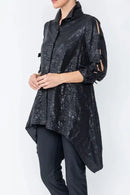 IC Collection Bow Sleeve Crinkle Tunic-IC-5080T