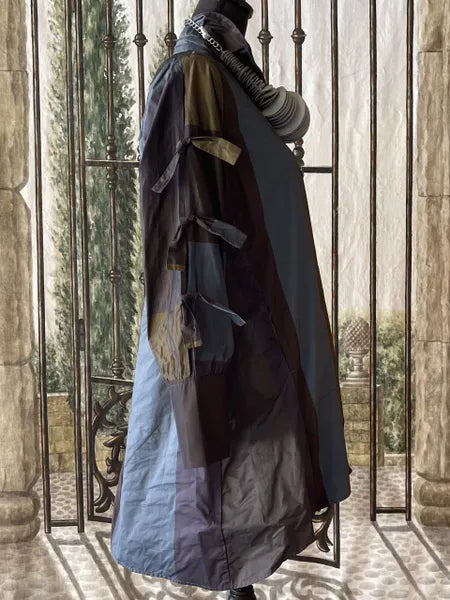 IC Collection Color Block Tunic With Bow Tie Sleeve-IC-5110T