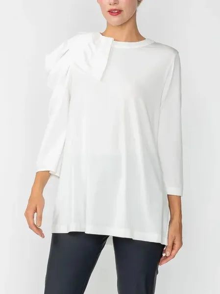 IC Collection Bow Sleeve Top-IC-5870T
