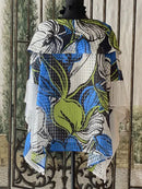 IC Collection Floral Cowl Neck Poncho Top-IC-4667T