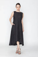 IC Collection Sleeveless Flare Dress-IC-5715D