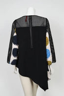 IC Collection Asymmetrical Polka Dot Top-IC-6142T