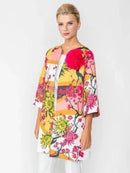 IC Collection Blossom Long Jacket With Detachable Flower-IC-6177J