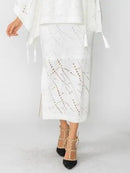 IC Collection Laser Cut Pencil Skirt-IC-4648S