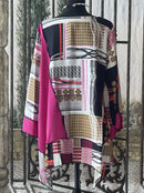 IC Collection Patchwork Asymmetrical Tunic-IC-6077T