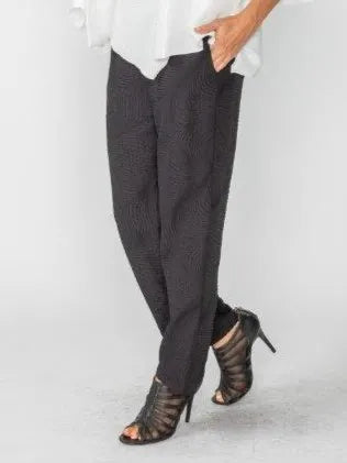 IC Collection Textured Straight Pant-IC-5751P