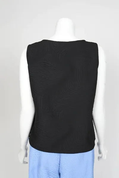 IC Collection Textured Sleeveless Top-IC-5743T