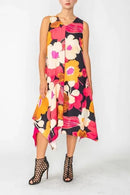 IC Collection Floral Dress-IC-5881D