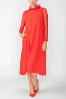 IC Collection Sleeveless Organdy Dress 4707D