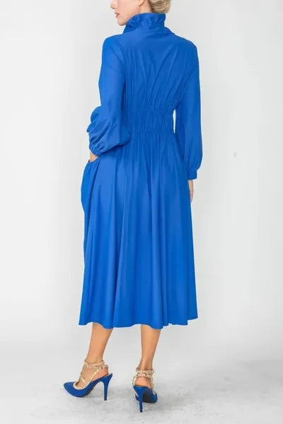 IC Collection Side Drawed Long Jacket-IC-4636J