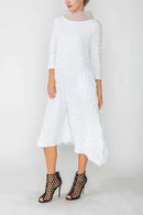 IC Collection Organdy Stand Collar Dress-IC-4705D