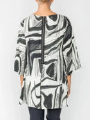 IC Collection Swirl Asymmetric Tunic-IC-6104T