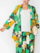 IC Collection Floral Asymmetric Kimono-IC-5895J