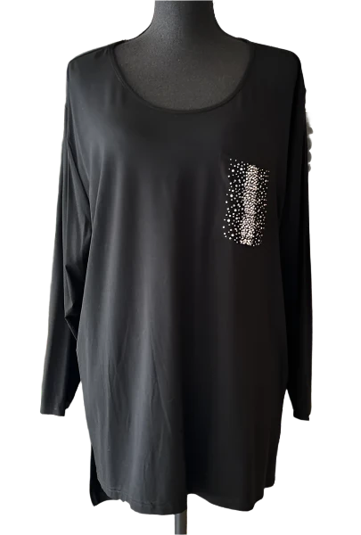 Gardy Front Pocket High Low Tunic-8901