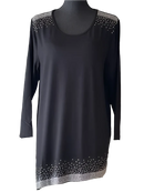 Gardy Rhinestone Shoulder Top-8991