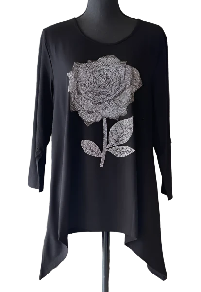 Gardy Rose Graphic Tunic-8985