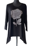 Gardy Rose Graphic Tunic-8985