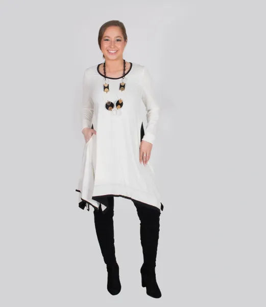 Song & Sung Two Tone Tunic- DT-3028