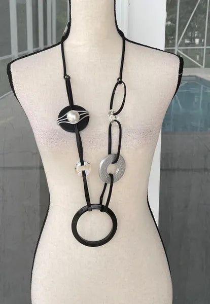 Handmade Artisan Denali Necklace-NK348-P