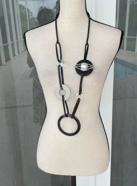 Handmade Artisan Denali Necklace-NK348-P