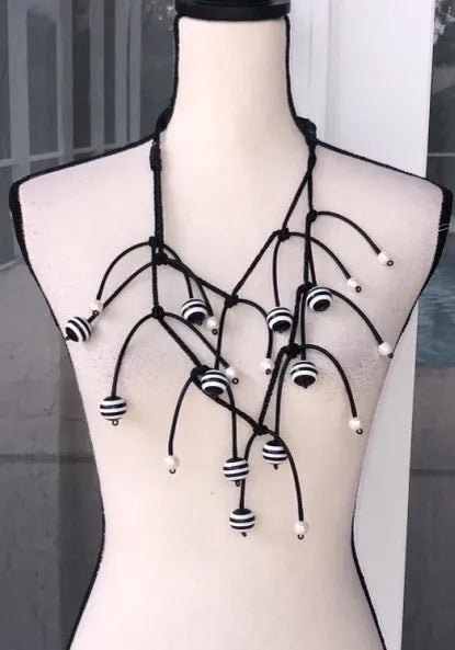 OC Web Style Necklace-NKL467