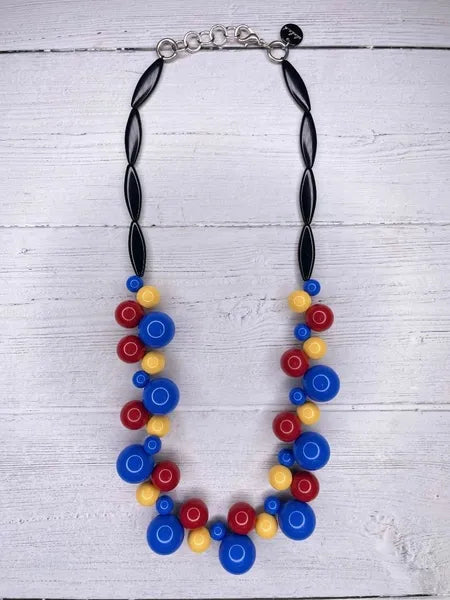 Handmade Artisan Gumball Necklace-NMB332