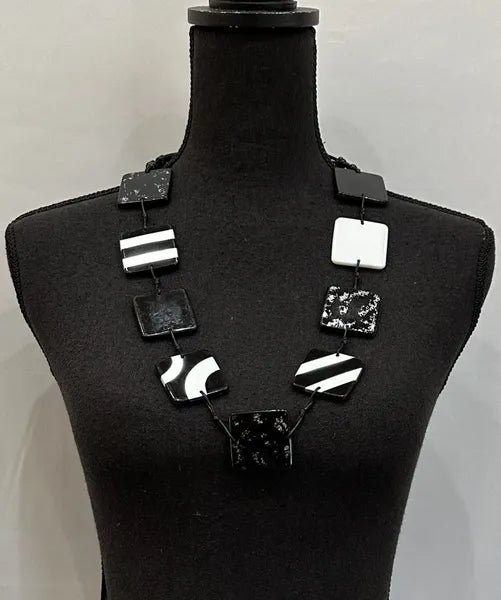 Handmade Artisan Multi Pattern Necklace-NT235A