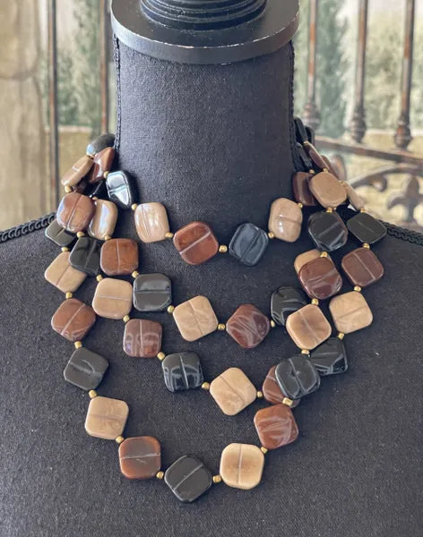 Tagua Handmade Joan Necklace-LC393-ONC