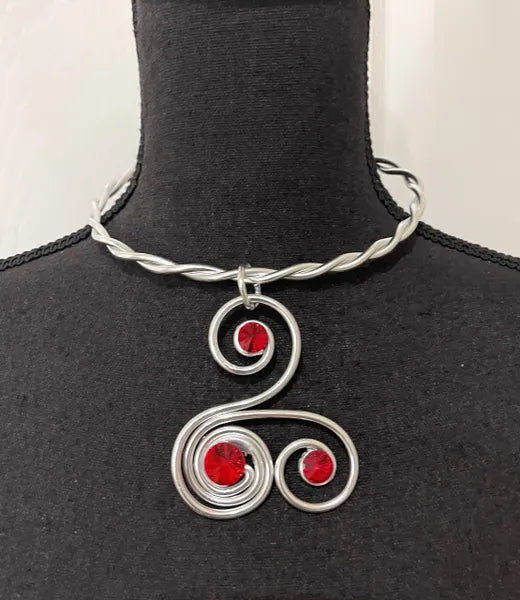 Jeff Lieb Ruby Necklace-19294