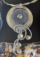 Jeff Lieb Spiral Frost Necklace-21004