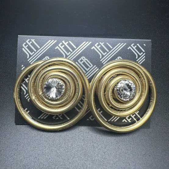 Jeff Lieb Spiral Earrings-19501