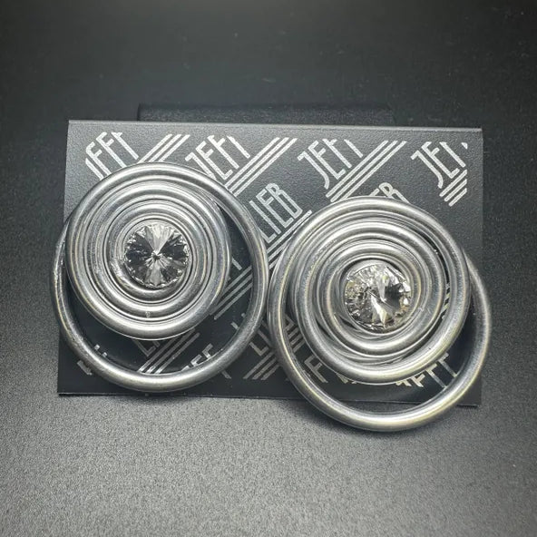 Jeff Lieb Spiral Earrings-19501