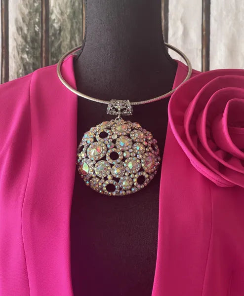 Artisan Crown Necklace-VB871