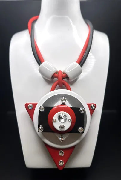 Jeff Lieb Reversible Pyramid Necklace-21263