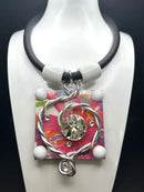 Jeff Lieb Abstract Art Necklace-21221