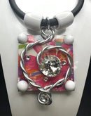 Jeff Lieb Abstract Art Necklace-21221