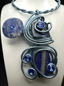 Jeff Lieb Ocean Blue Necklace-21006