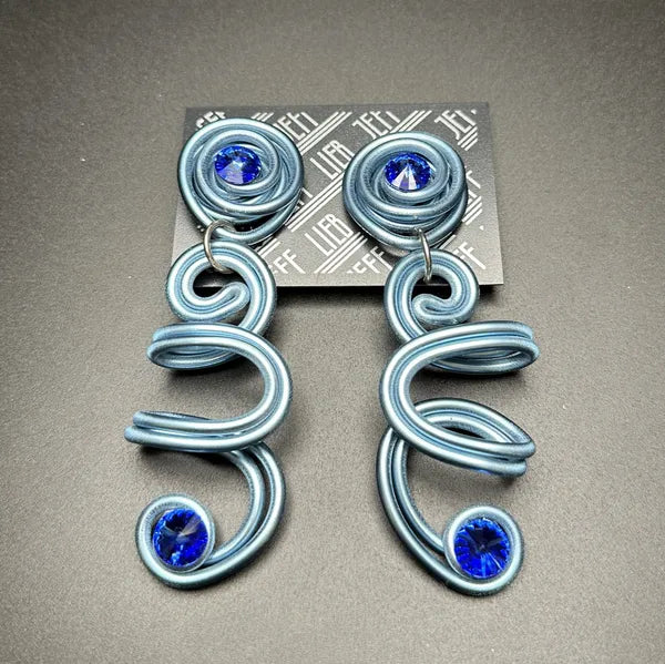 Jeff Lieb Ocean Blue Earrings-21007
