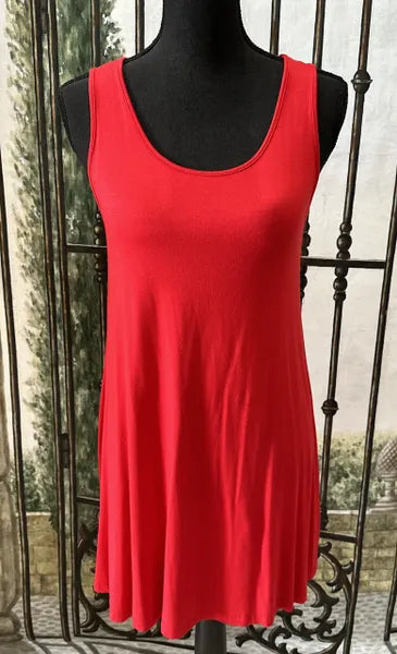 Comfy USA Organic Sleeveless Tunic Top- CO-M503