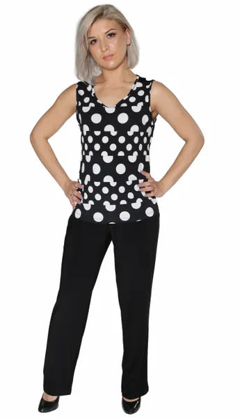 Comfy USA Polka Dot Tank-M101RP