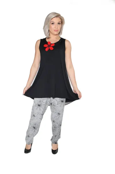 Comfy Sage Print Pant-CD205