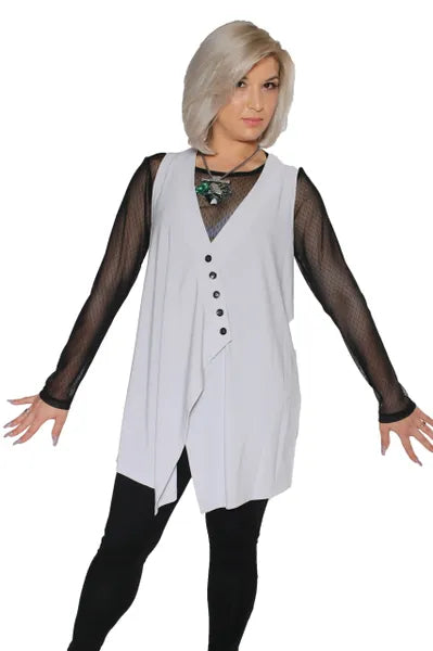 Sun Kim 5-Button Vest-SK150