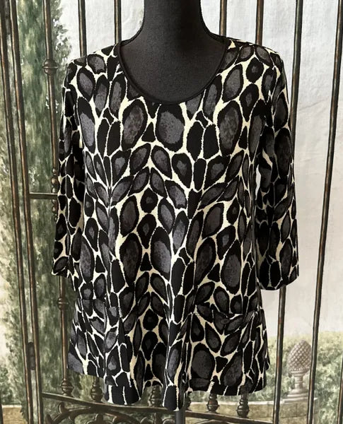 Sun Kim Layla Print Tunic-SK178P