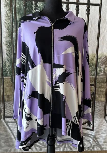 Sun Kim Printed Corona Jacket-SK181P