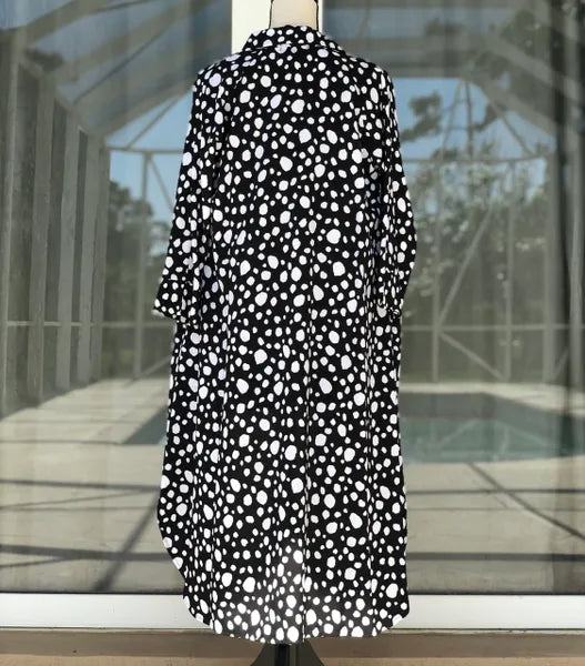Comfy USA Knee-Length Button-Up-CD309P