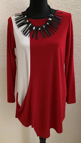 SUN KIM COLORBLOCK TUNIC-SK532