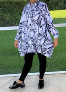 COMFY USA LORAINE SHIRT-SN168BW-B