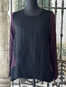 JASON BY COMFY USA TWO TONE TUNIC TOP-SW103