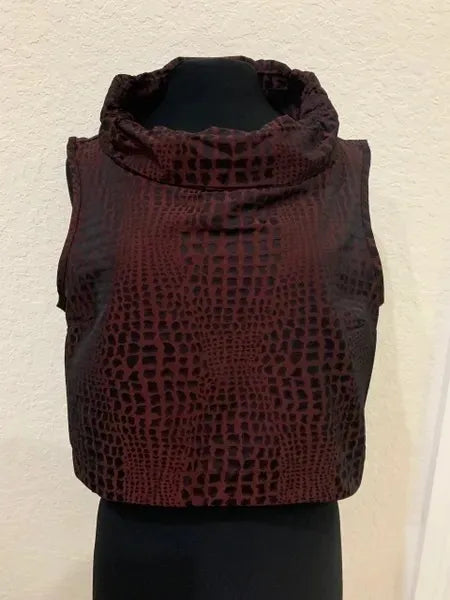 Sun Kim Jacquard Wire Collar Vest-ME155JP